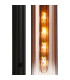 Clarkson 70cm Curved Wall Light 1 Light E27 Satin Black / Copper Fade-6