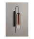 Clarkson 70cm Curved Wall Light 1 Light E27 Satin Black / Copper Fade-8