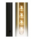Clarkson 70cm Curved Wall Light 1 Light E27 Satin Black / Gold Fade-6