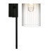 Clarkson 70cm Curved Wall Light 1 Light E27 Satin Black / Gold Fade-7