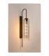 Clarkson 70cm Curved Wall Light 1 Light E27 Satin Black / Smoke Fade-3