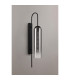 Clarkson 70cm Curved Wall Light 1 Light E27 Satin Black / Smoke Fade-8