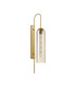 Clarkson 70cm Curved Wall Light 1 Light E27 Satin Gold / Cognac-4