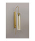 Clarkson 70cm Curved Wall Light 1 Light E27 Satin Gold / Cognac-8