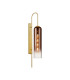 Clarkson 70cm Curved Wall Light 1 Light E27 Satin Gold / Copper Fade-1