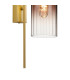 Clarkson 70cm Curved Wall Light 1 Light E27 Satin Gold / Copper Fade-7