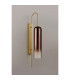Clarkson 70cm Curved Wall Light 1 Light E27 Satin Gold / Copper Fade-8