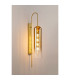 Clarkson 70cm Curved Wall Light 1 Light E27 Satin Gold / Gold Fade-3