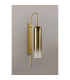 Clarkson 70cm Curved Wall Light 1 Light E27 Satin Gold / Gold Fade-8