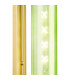 Clarkson 70cm Curved Wall Light 1 Light E27 Satin Gold / Green-6