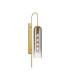 Clarkson 70cm Curved Wall Light 1 Light E27 Satin Gold / Smoke Fade-1
