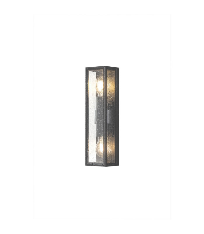 Cooperstown Flush Wall Lamp 2 x E27 IP65 Anthracite -5