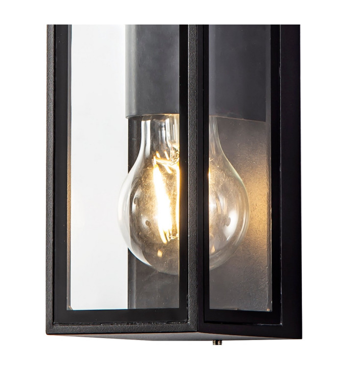Cooperstown Flush Wall Lamp 2 x E27 IP65 Anthracite -6
