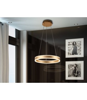 Integrated LED Ceiling Pendant Gold - 1