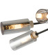 Harpursville Ceiling 8 Light G9 Anthracite/Satin Nickel/Smoked Glass-6