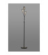 Harpursville Floor Lamp 3 Light G9 Anthracite/Satin Nickel/Smoked Glass-3
