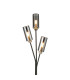 Harpursville Floor Lamp 3 Light G9 Anthracite/Satin Nickel/Smoked Glass-5