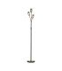 Harpursville Floor Lamp 3 Light G9 Satin Black/Gold/Smoked Glass-1