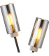 Harpursville Table Lamp 2 Light G9 Anthracite/Satin Nickel/Smoked Glass-6