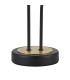 Harpursville Table Lamp 2 Light G9 Satin Black/Gold/Smoked Glass-5