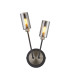 Harpursville Wall Lamp 2 Light G9 Anthracite/Satin Nickel/Smoked Glass-1
