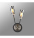 Harpursville Wall Lamp 2 Light G9 Anthracite/Satin Nickel/Smoked Glass-3