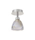 Baldwin 12cm Flush Curved Cone Glass (U) 1 Light G9 Polished Chrome/Iridescent/Opal-4