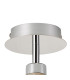 Baldwin 12cm Flush Curved Cone Glass (U) 1 Light G9 Polished Chrome/Iridescent/Opal-5