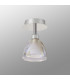 Baldwin 12cm Flush Curved Cone Glass (U) 1 Light G9 Polished Chrome/Iridescent/Opal-13