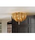 10 Light Flush Ceiling Light Nickel, G9 - 1