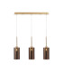 Baldwin Linear Pendant 2m 3 x G9 French Gold/Copper Type A Shade-1