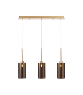 Baldwin Linear Pendant 2m 3 x G9 French Gold/Copper Type A Shade-1