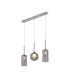 Baldwin Linear Pendant 2m 3 x G9 Polished Chrome/Smoked/Frosted Type A
