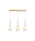 Baldwin Linear Pendant 2m 3 x G9 French Gold/Frosted Type B Shade-1