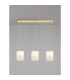 Baldwin Linear Pendant 2m 3 x G9 French Gold/Frosted Type B Shade-3