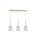Baldwin Linear Pendant 2m 3 x G9 French Gold/Frosted Type B Shade-4