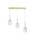 Baldwin Linear Pendant 2m 3 x G9 French Gold/Clear Type B Shade-4