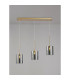 Baldwin Linear Pendant 2m 3 x G9 French Gold/Chrome Type B Shade-3
