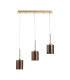 Baldwin Linear Pendant 2m 3 x G9 French Gold/Copper Type B Shade-4