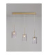 Baldwin Linear Pendant 2m 3 x G9 French Gold/Smoked Type B Shade-3