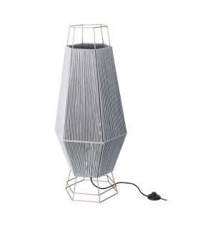 Floor Lamp Copper Grey 1x E27 - 1