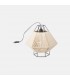 Floor Lamp Black Beige 1x E27 - 1