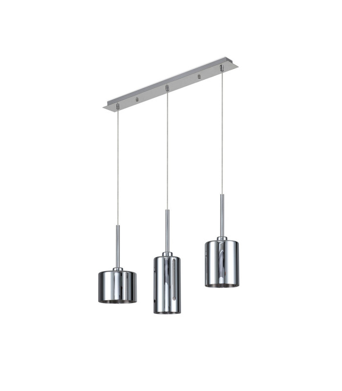 Baldwin Linear Pendant 2m 3 x G9 Polished Chrome/Chrome Type A