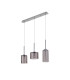 Baldwin Linear Pendant 2m 3 x G9 Polished Chrome/Smoked Type A