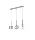 Baldwin Linear Pendant 2m 3 x G9 Polished Chrome/Cognac/Frosted Type B