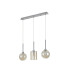 Baldwin Linear Pendant 2m 3 x G9 Polished Chrome/Cognac/Frosted Type C