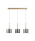 Baldwin Linear Pendant 2m 3 x G9 French Gold/Chrome Type C Shade-4