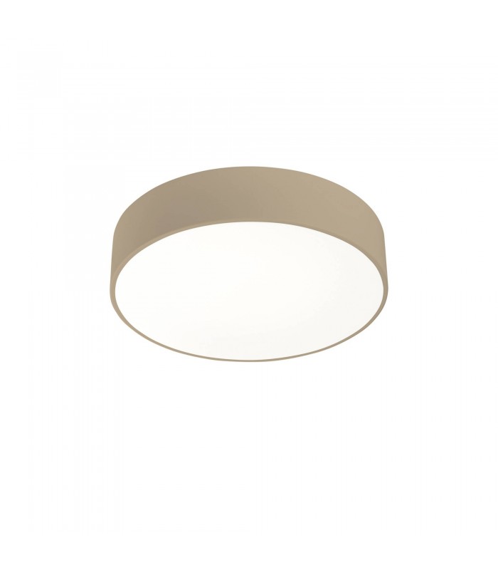 LED Round Flush Ceiling Light Painted Gold Phase Cut Dimming 52cm 3940lm 3000K - 1