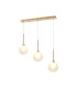 Baldwin Linear Pendant 2m 3 x G9 French Gold/Frosted Type G Shade-1
