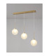 Baldwin Linear Pendant 2m 3 x G9 French Gold/Frosted Type G Shade-3